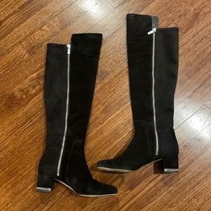 MICHAEL KORS BLACK SUADE BOOT